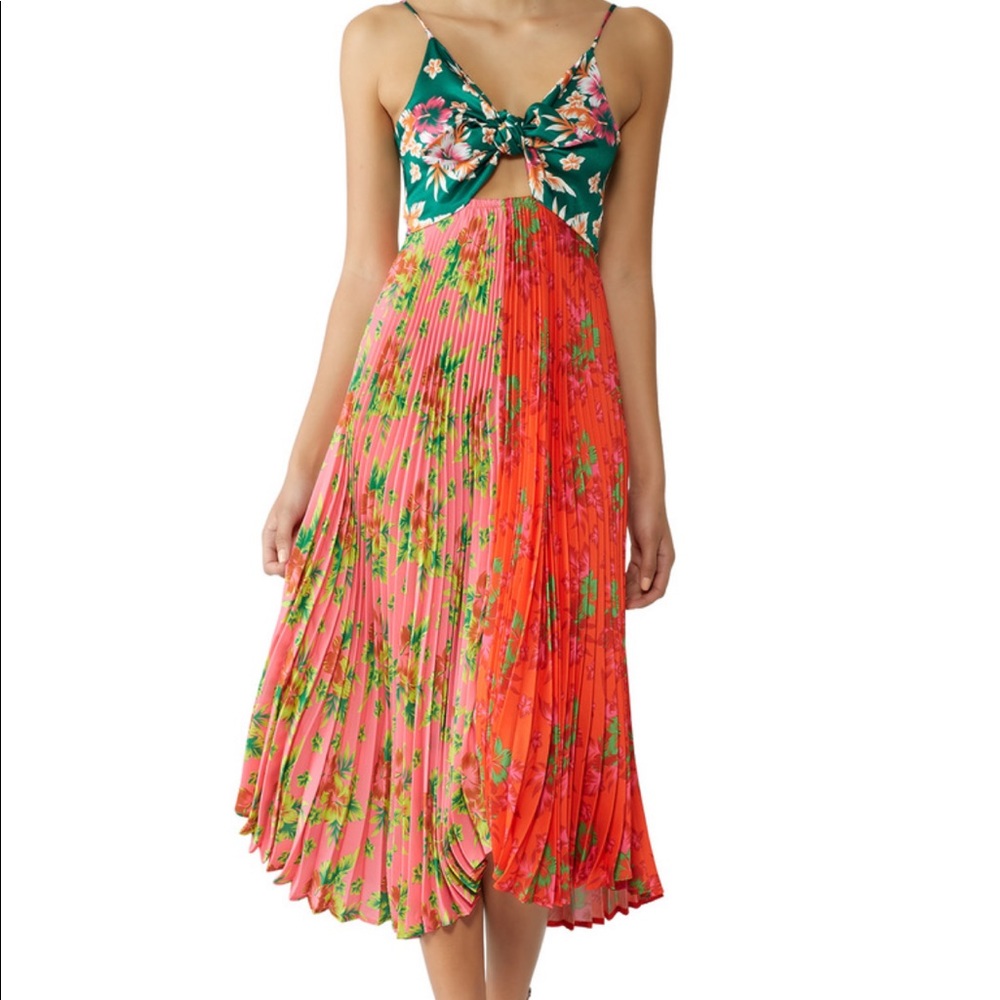 Delfi Collective Pleated Quinn Dress, Large